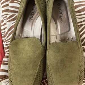 Ladies, suede loafers